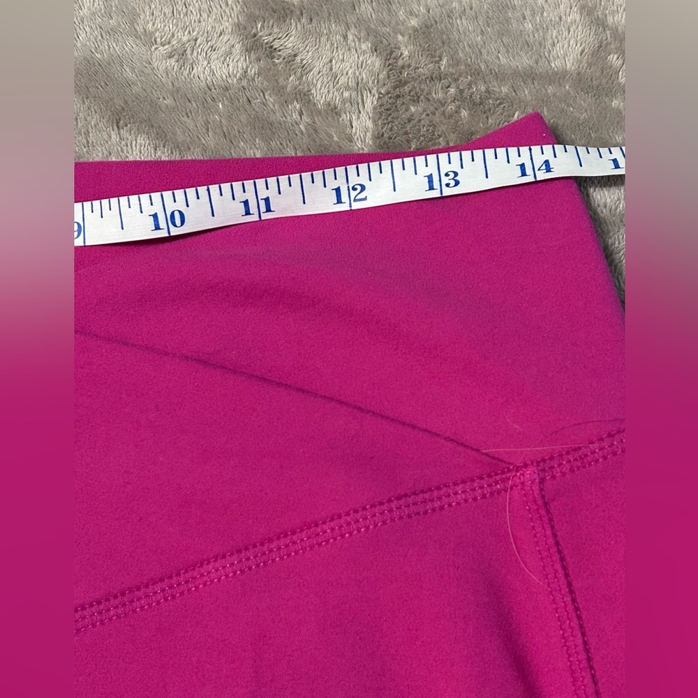 Rae Mode Large raspberry high waisted poly microfiber spandex pocket leggings - Picture 9 of 10